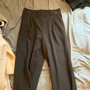 Black dress pants w buttons